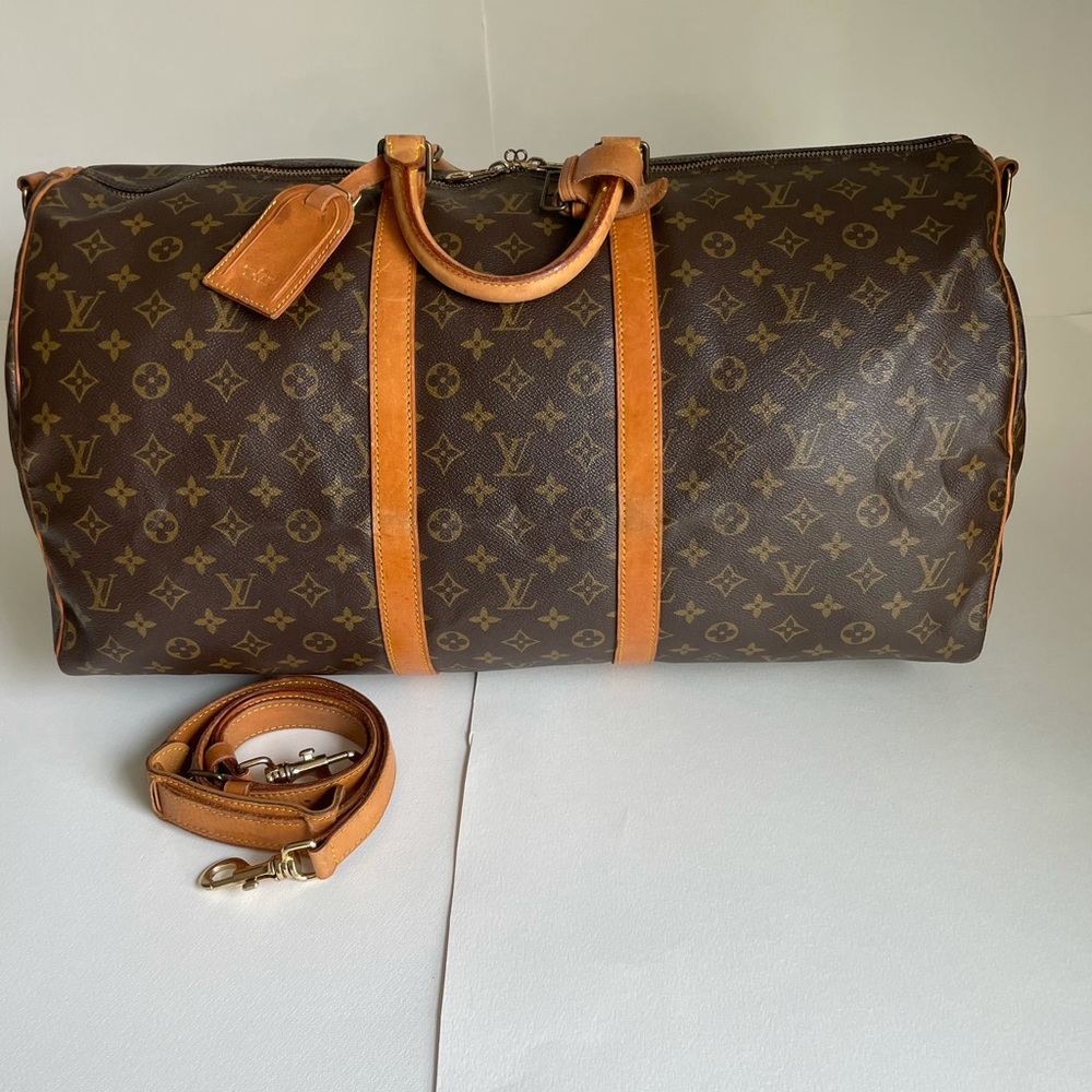 Authentic Louis Vuitton Duffel Bag With Strap